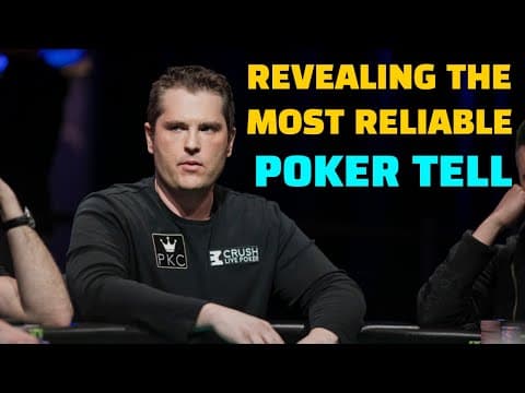 The MOST RELIABLE POKER TELL in live play (Modern day No Limit Hold'em) thumbnail