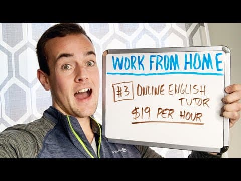 The 7 BEST Ways To Make Money From Home! thumbnail