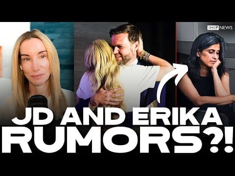 IHIP News: JD Vance CAN'T HIDE INTIMATE Moment with Erika Kirk! What's Going on?? thumbnail