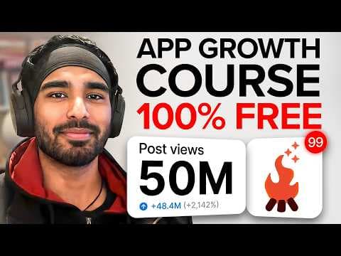 Full App Growth Guide 2026 - How to Make Viral Content to Get Users & Make Your App Retentive thumbnail