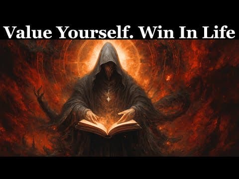 When You Truly VALUE Yourself, You Attract Only the Best — Machiavelli Life Lessons thumbnail