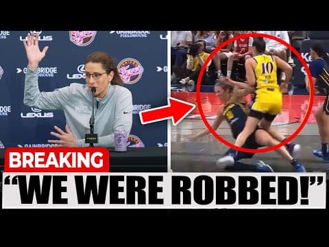 Stephanie White FURIOUS After WNBA Referees RIGGED Indiana Fever & Caitlin Clark Loss To LA Sparks thumbnail