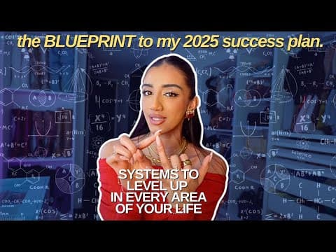 MY 2025 MASTERPLAN FOR SUCCESS | the goals i'm setting, what I achieved in 2024 & vision boarding thumbnail