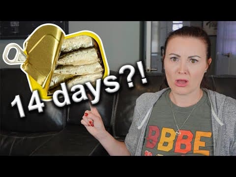 I Ate Nothing but SARDINES for 14 days...Here's What Happened thumbnail
