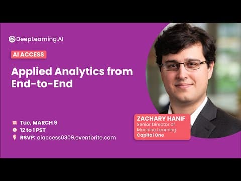 [AI Access] Applied Analytics from End-to-End thumbnail