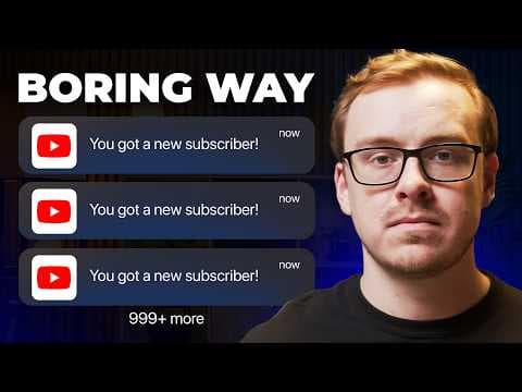 3 Boring But EASIEST steps to get 1,000 YouTube Subscribers thumbnail