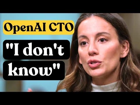 How OpenAI Trained SORA & What CTO is NOT Saying... thumbnail