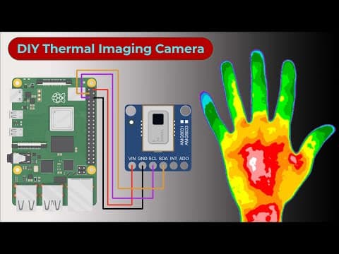 DIY Thermal Camera using AMG8833 Thermal Image Array Temperature Sensor & Raspberry Pi thumbnail