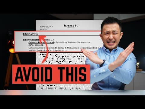 What Resume Mistakes Should You Avoid for Job Success? thumbnail