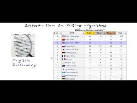 Introduction to sorting algorithms thumbnail