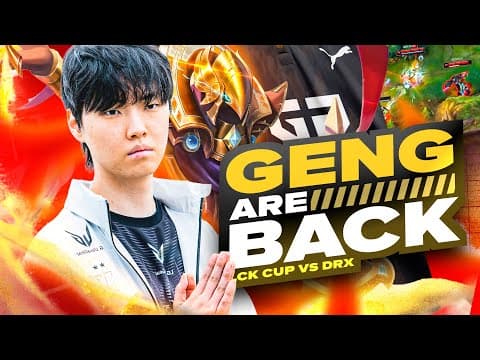 GENG IS BACK FOR 2026 - DRX VS GENG - LCK CUP thumbnail