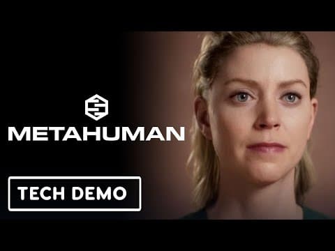 MetaHuman - Real-Time Facial Model Animation Demo | State of Unreal 2023 thumbnail