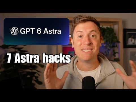 How to Maximize ChatGPT 6 Astra for AGI Experience thumbnail