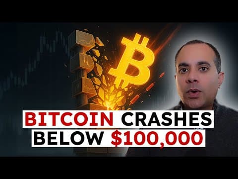 BITCOIN CRASHES THROUGH $100,000 While Macro Volatility Surges & Trend Structure Weakens thumbnail