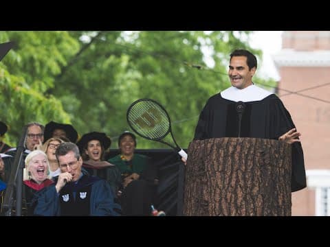 2024 Commencement Address by Roger Federer at Dartmouth thumbnail
