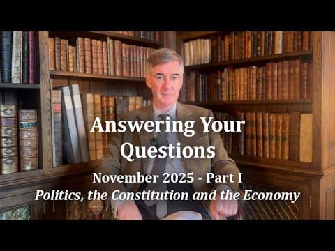 Answering your Questions - November 2025 - Part I thumbnail