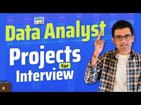 Data Analyst Projects for Interview | Guided and Unguided Projects [6 Solid Projects] thumbnail