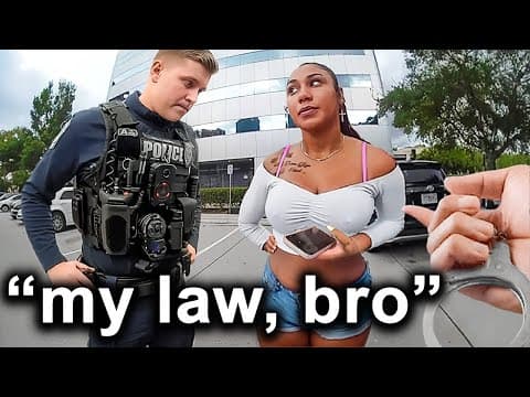 Entitled TikTok Lawyer Thinks She Can Outsmart Cops thumbnail