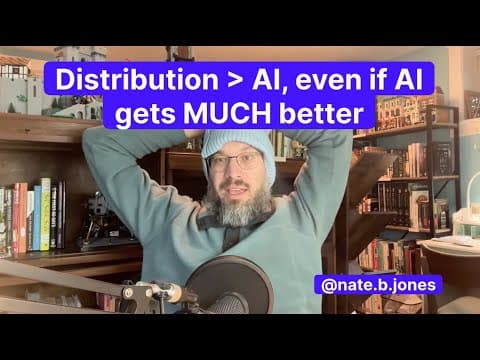 Distribution beats AI, even if AI gets MUCH better thumbnail