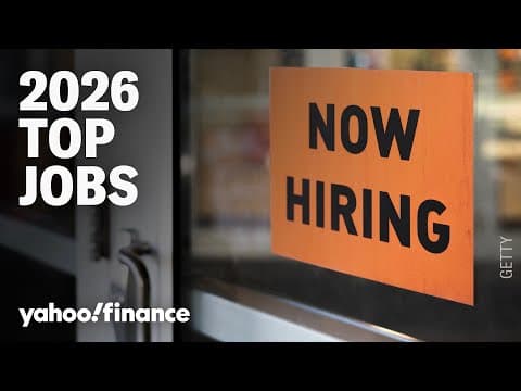 Top 5 jobs for 2026 thumbnail