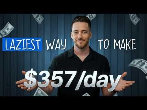 Laziest Way to Make Money Online In 2026 ($357/day+) thumbnail