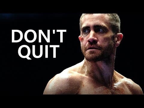 I'VE COME TOO FAR TO QUIT - Motivational Workout Speech 2019 thumbnail