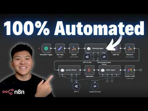 Watch Me Build a Multi-Agent Newsletter System in n8n (step-by-step) thumbnail