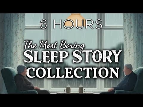 Most Boring Sleep Story Collection: 6 Hours of Rainy Bedtime Stories thumbnail