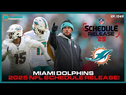 Miami Dolphins 2025 NFL Schedule Release! thumbnail