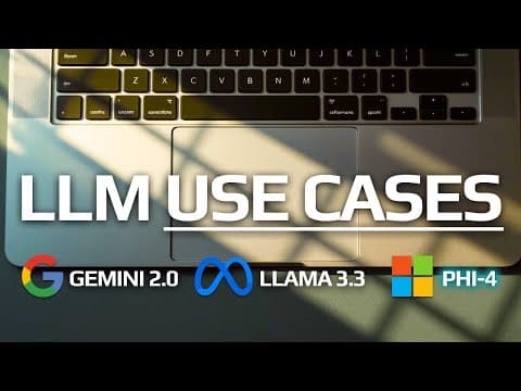 My Framework for LLM Use Cases and AI Tooling (With Phi-4, Gemini 2.0, Llama 3.3) thumbnail