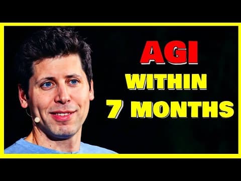 When Will AGI Arrive? OpenAI's Recent Advancements Explained thumbnail