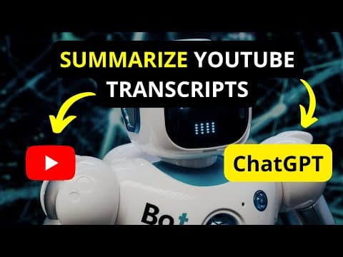 How to Use YouTube Summary with ChatGPT for Transcripts thumbnail