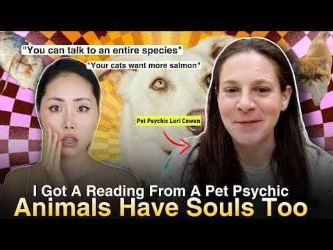 Are Pet Psychics Real? My Cats Talk To An Animal Communicator! Ft. Lori Cowen thumbnail