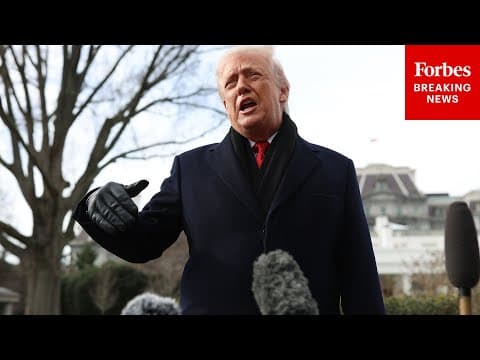 BREAKING NEWS: Trump Defends Calls For US To Take Over Greenland At Press Gaggle Outside White House thumbnail