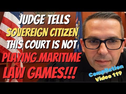 Sovereign Citizen TRIES Constitutional Arguments Judge STOPS Him Instantly! thumbnail
