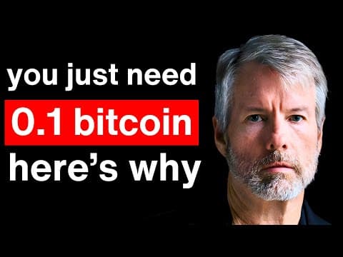Michael Saylor Interview: Why You NEED At Least 0.1 Bitcoin (2024) thumbnail