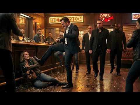 Unaware His Poor, Abandoned Ex Is Now Married To a Mafia Boss, He Kicked Her At The Bar thumbnail