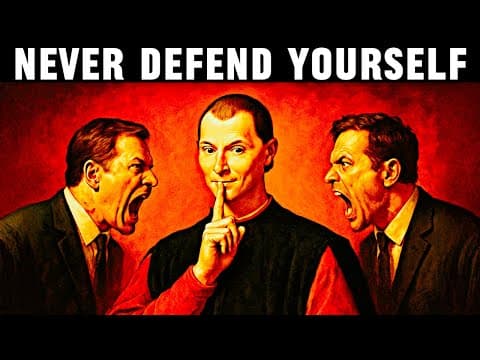 NEVER Defend Yourself - Machiavelli’s Trick to Flip the Power Instantly thumbnail