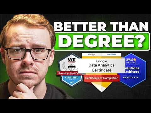 Top 5 Certifications Worth More Than a Degree thumbnail