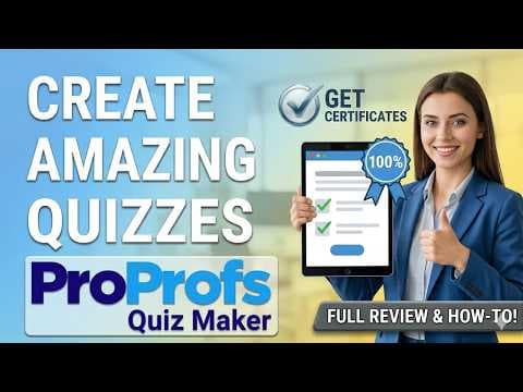 ProProfs Quiz Maker Review | Best Online Quiz Maker to Create Online Quizzes thumbnail