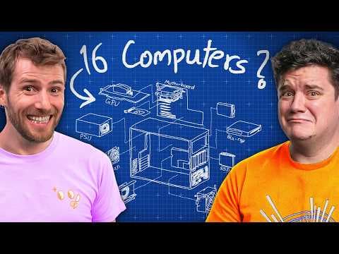 I Gave Him an IMPOSSIBLE Task - Building a Portable 16 Player LAN Party thumbnail