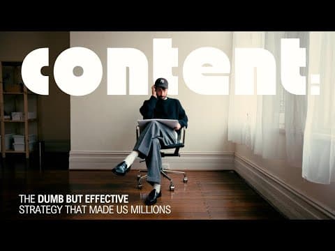 dumb content strategy that made us millions thumbnail