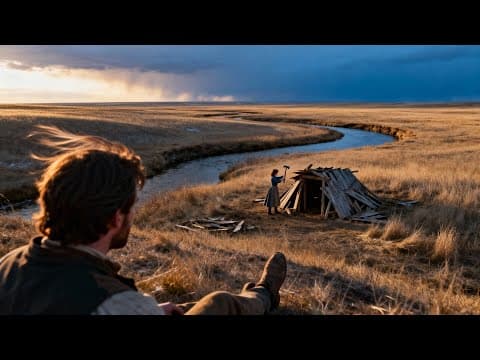 She Was Building a Shelter With Broken Boards—Rancher Watched From Afar, Then Rode Over With Lumber. thumbnail