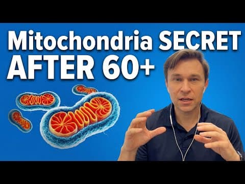 Repair Your Mitochondria if They're Old and Damaged (Scientific Proof) | Dr. David Sinclair thumbnail