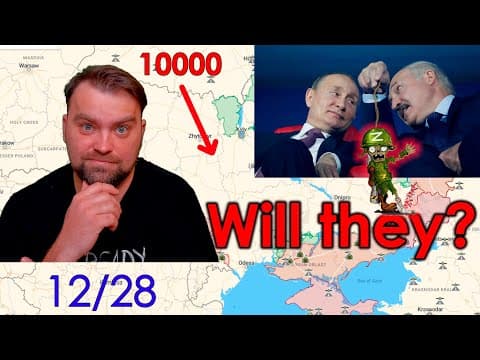 Update from Ukraine | 10000 Ruzzian Soldiers are ready to attack | Belarus played the war scenario thumbnail