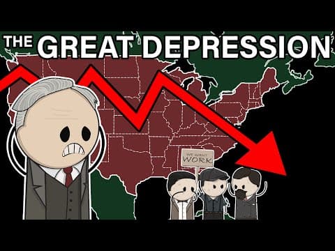 The Great Depression in 12 Minutes (Casual Economics) thumbnail