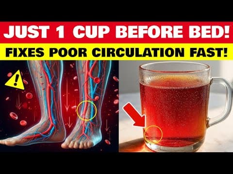 SENIORS, Just 1 Cup of THIS Drink Increases Blood Flow and Circulation in Legs & Feet in 24 Hours! thumbnail