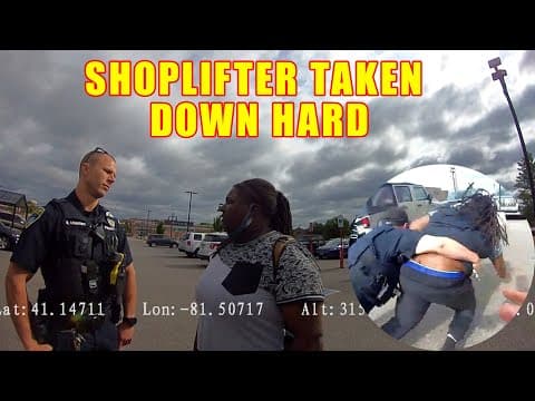 Shoplifter Runs from Police and Instantly Regrets It thumbnail