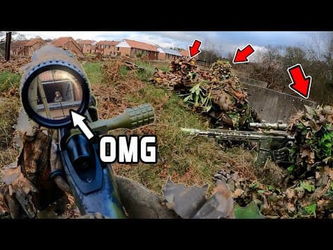 Stealth Ghillie Sniper Team Capture Town (Airsoft Milsim) thumbnail
