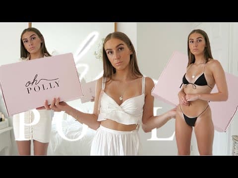 OH POLLY TRY ON HAUL | BIKINIS, DRESSES, CO-ORDS AND SWIMWEAR | AUGUST 2021 NEW IN | STYLING OUTFITS thumbnail